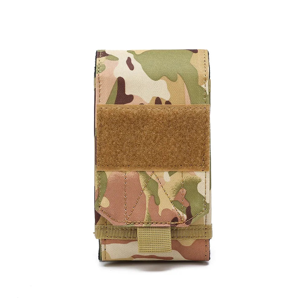 1000D Molle Tote Bag Mobile Phone Waist Bag Outdoor Camping Mobile Phone Bag Hunting Camping Accessories