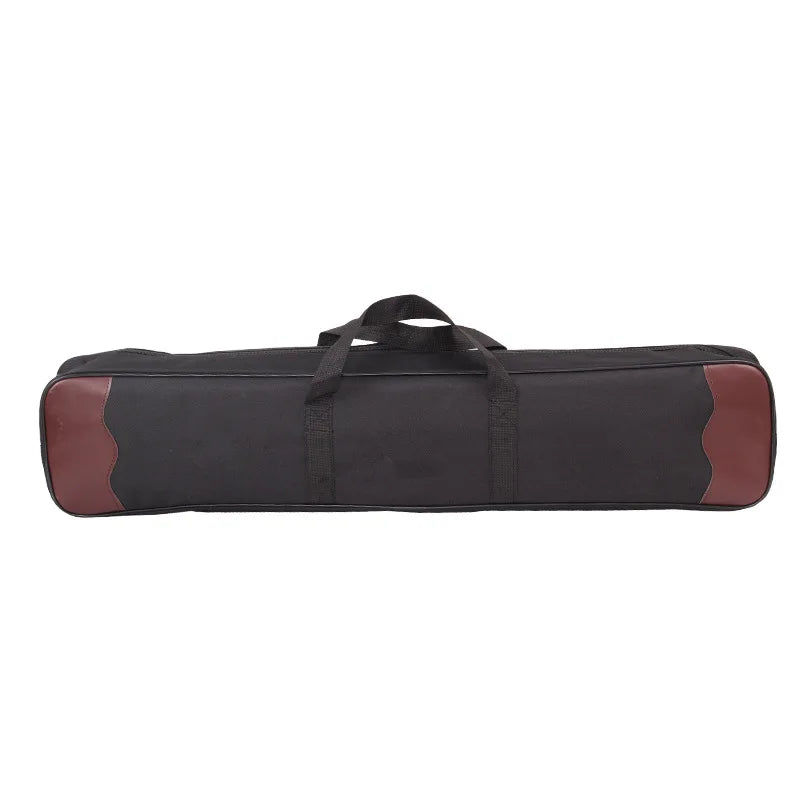 Recurve Bow Bag  Hand & Shoulder Carry Double Layer Outdoor Archery Storage Case