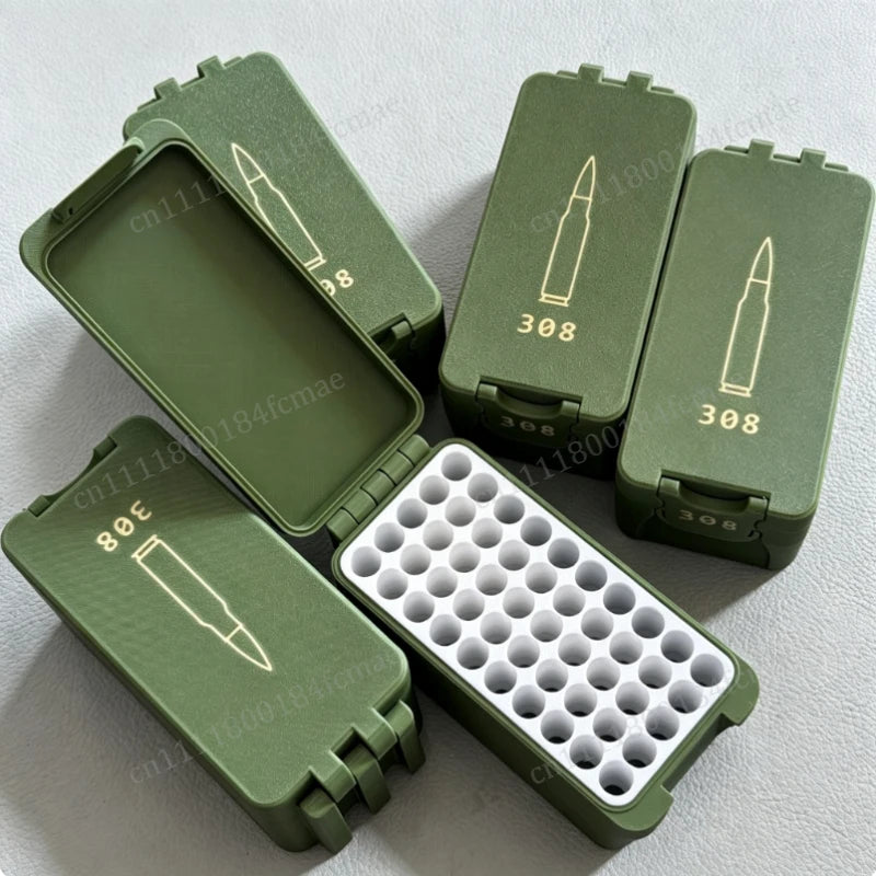 .308 .22lr 9mm 45 Bullet Storage Box, Enthusiast Desktop Gift Collection，just An Empty Box #26714
