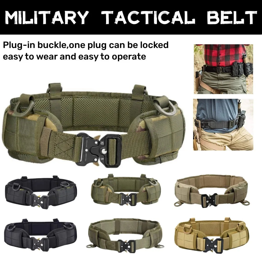 Belt Set MOLLE Belt Slim Tactical Belt APF Tool Kit Adjustable Clothing Set