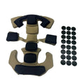 BOOIU Tactical Helmet Protective Pads Memory Foam Pad Buffer Head Pad for Airsoft CS Wendy Fast MICH Helmet Accessories
