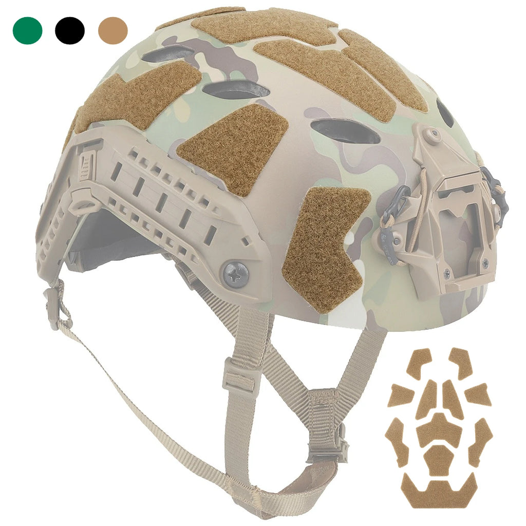 1 Set Super High Cut Tactical FAST Helmet Magic Sticker Velcros Universal Tape Helmet Padding Stickers For Helmet