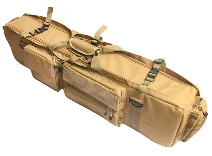 Tactical M249 Gun Bag Fishing Hunting Hiking Outdoors Rifle Backpack Outdoor Gun Carrying Protection Case With Adventure  Strap