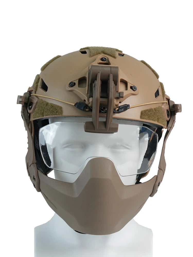 BOOIU Lovisun Frameless Goggles for Paintball Helmets & Outdoor Sports