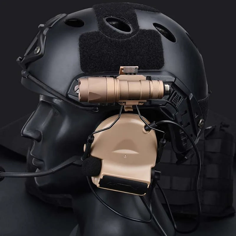 Tactic Fast Rail Mounts Adapter Headset Bracket headphone Holder Set Shooting Helmet ARC Rail Adapter sordin