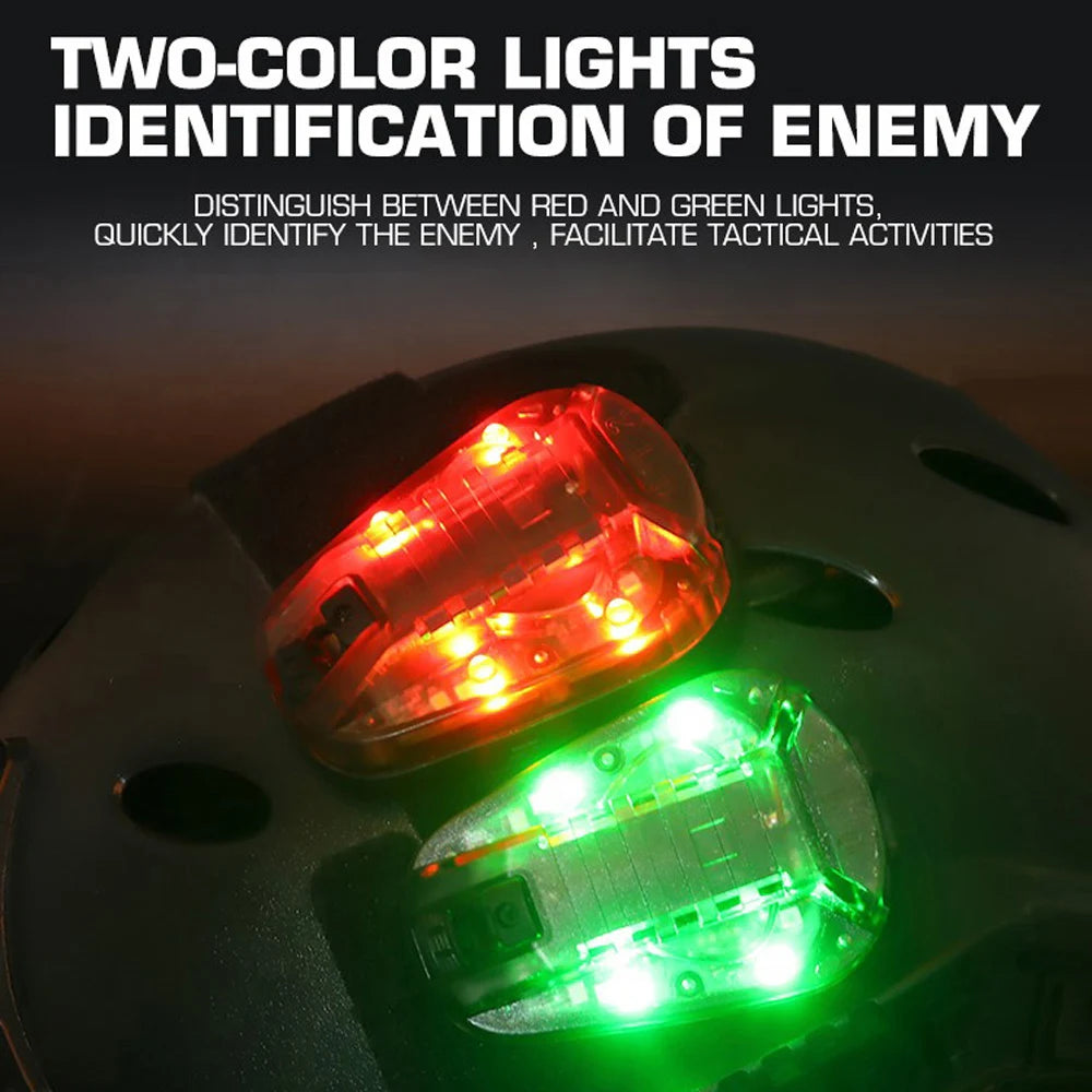 Tactical Helmet Ladybird Lamp Multipurpose Outdoor Hunting Camping Survival Safety Strobe Signal Light Airsoft Helmet Gear