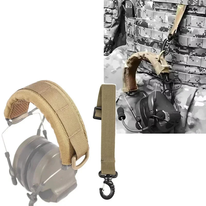 Tactical Headset Cover Advanced Modular Headphone Headband Protection Cover Pad Cushion Wrap Sordin Ear Protection