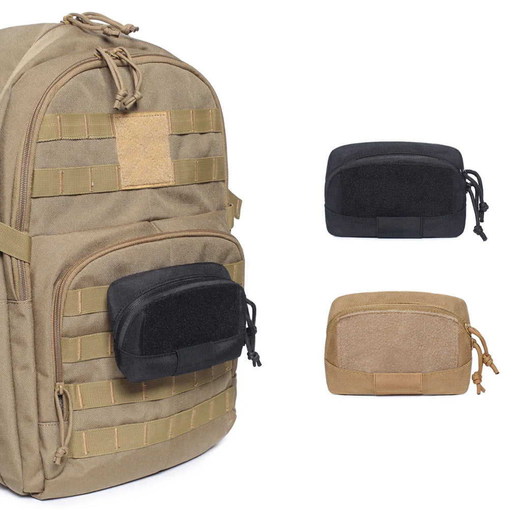 Fwoyonze Tactical Molle Mini Pouch Vest Admin Panel Pouch Chest Expansion Sub Bag Tool EDC Bag Waist Pack Vest Plate Carrier