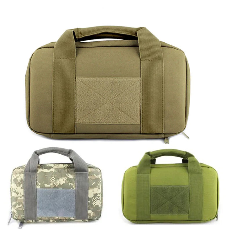 Tactical Pistol Carry Bag Gun Case Portable Holster Handgun Carrier Pouch Soft Protection Gun Accessories Hunting
