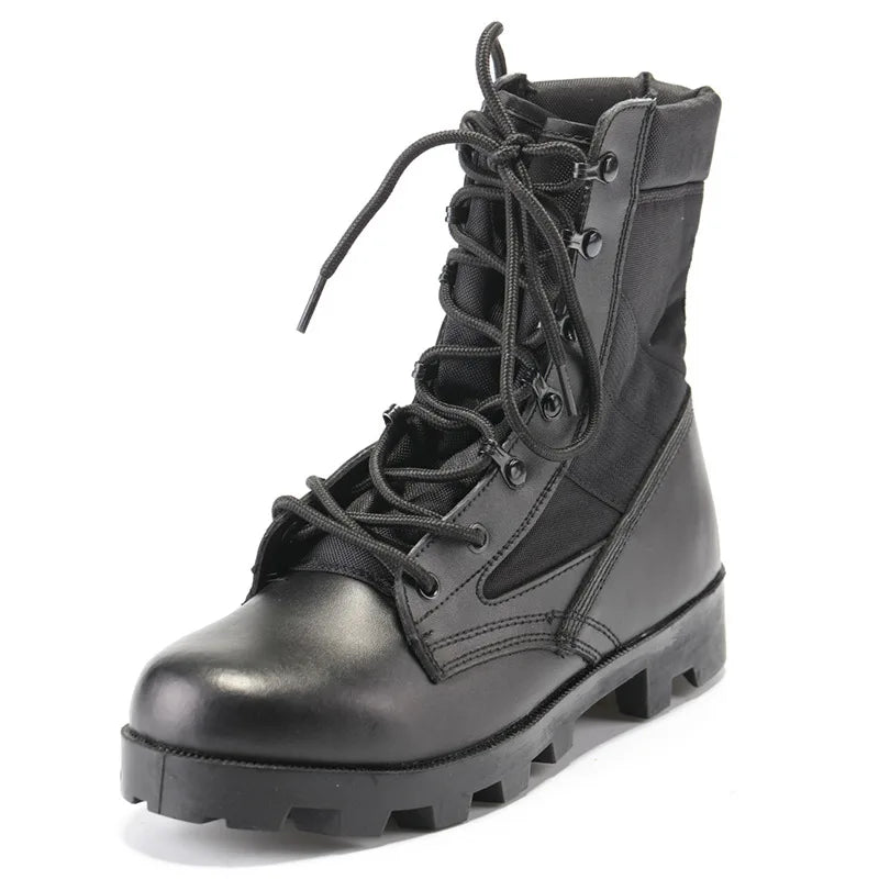 2025 High-Top Panama Desert Men Green Outdoor Hiking Camouflage Outdoor Boots