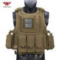 YAKEDA Multi functional Security Training Vest Belt Buckle MOLLE Expansion System Adjustable