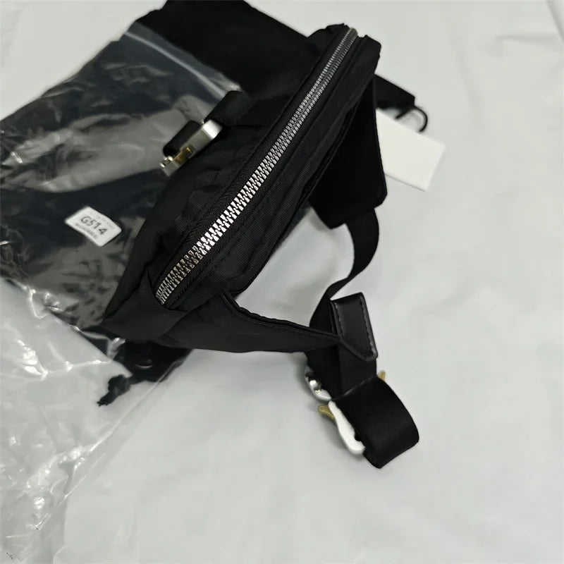 Fashionable Alyx Black Nylon Backpack for Outdoor Activities and Gym