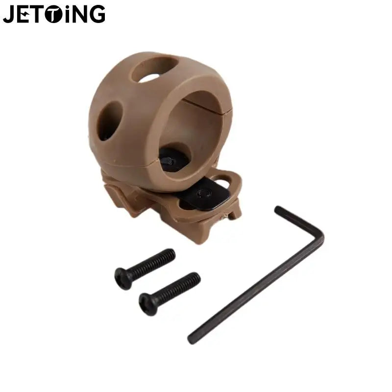 1pc Helmet Special Lighting Flashlight Support Tactical Helmet Clamp Adaptor Outdoor Sports Cycling Headlight Holder