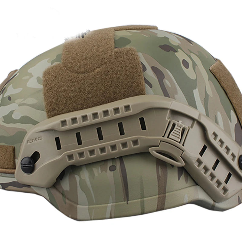 Emersongear Combat Helmet ACH MICH 2002 Helmet Protective Guard Gear Special Action Headwear Training Hunting ABS