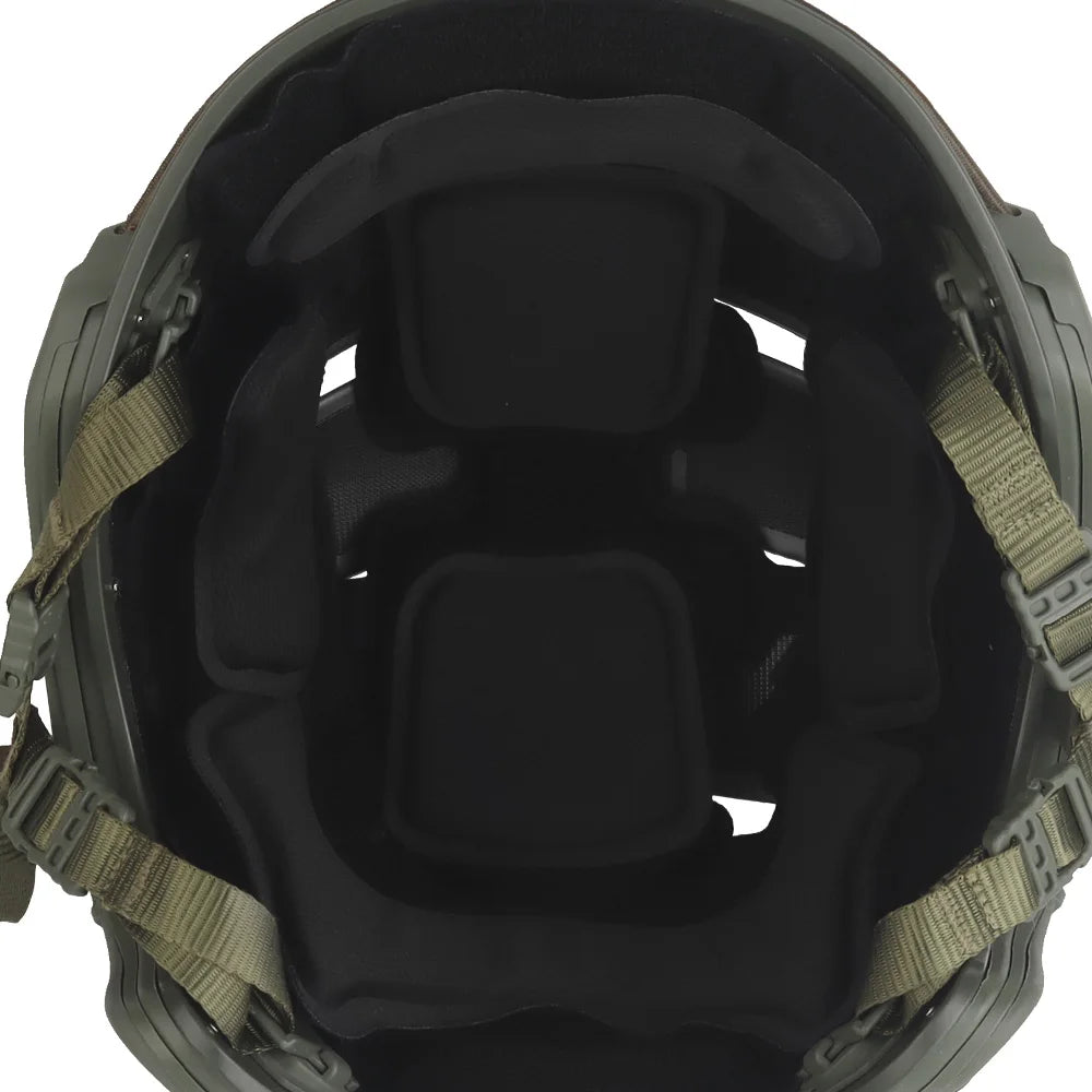 MK Helmet(Training Version) with Protective Double Soft Lining Breathable MK Helmet for CS Shooting Training Motocross Riding
