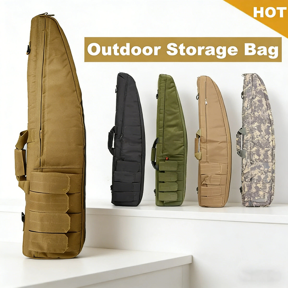 Tactical Gun Storage Bag for Outdoor Shooting And Hunting with Shoulder Pad Case for Long Gun Available in 70cm/98cm/118cm Sizes