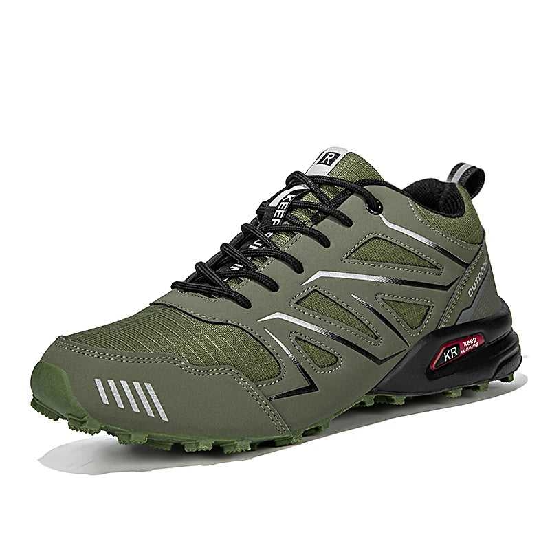 Waterproof Hiking Shoes Men‘s Outdoor Trekking Sneakers Mountain Climbing Camping Trainers Hunting Tactical Boots Bike Shoe Male