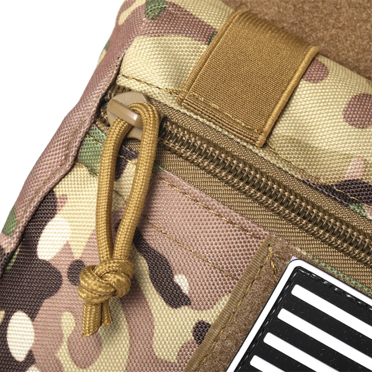 MOLLE Training Tool Bag Concealed Outdoor Tank Top Expansion Bag (Including US Flag)