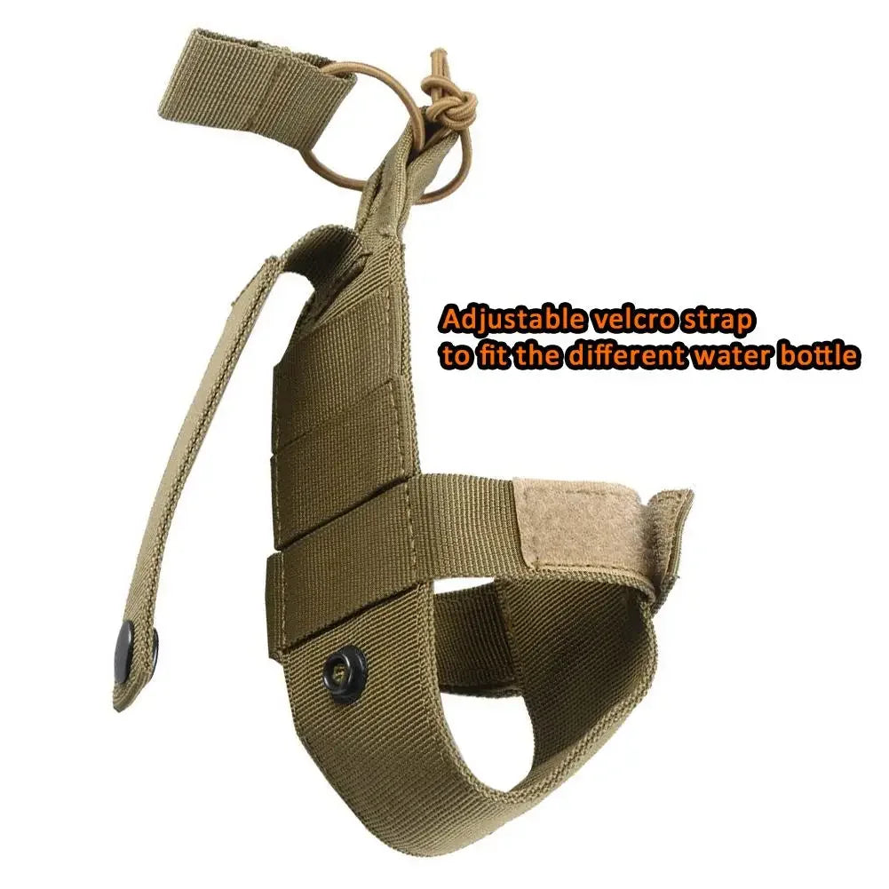 New Portable Molle Water Bottle Holder Belt Carrier Pouch Outdoor Nylon Bag For Travel Cycling Climbing Hiking Camping