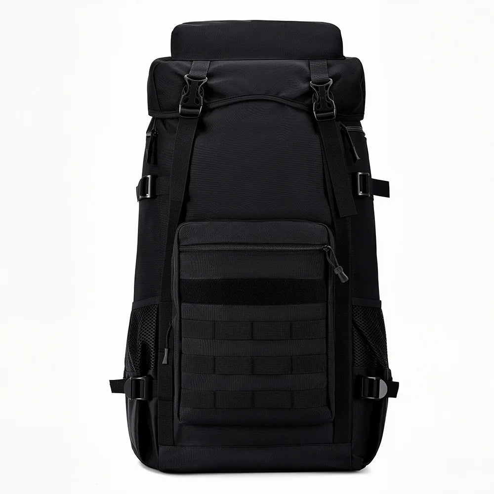 Camouflage Custom Mountaineering Bag Men 70 Liters Oxford Luggage Rucksack Outdoor Travel Backpack MOLLE Tactical Backpack Bag