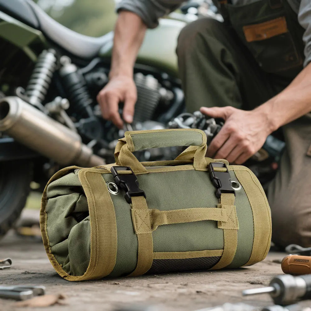 Compact and Portable Hardware Tool Storage Bag, Roll-up Design, Also Suitable for Hunting and Fishing