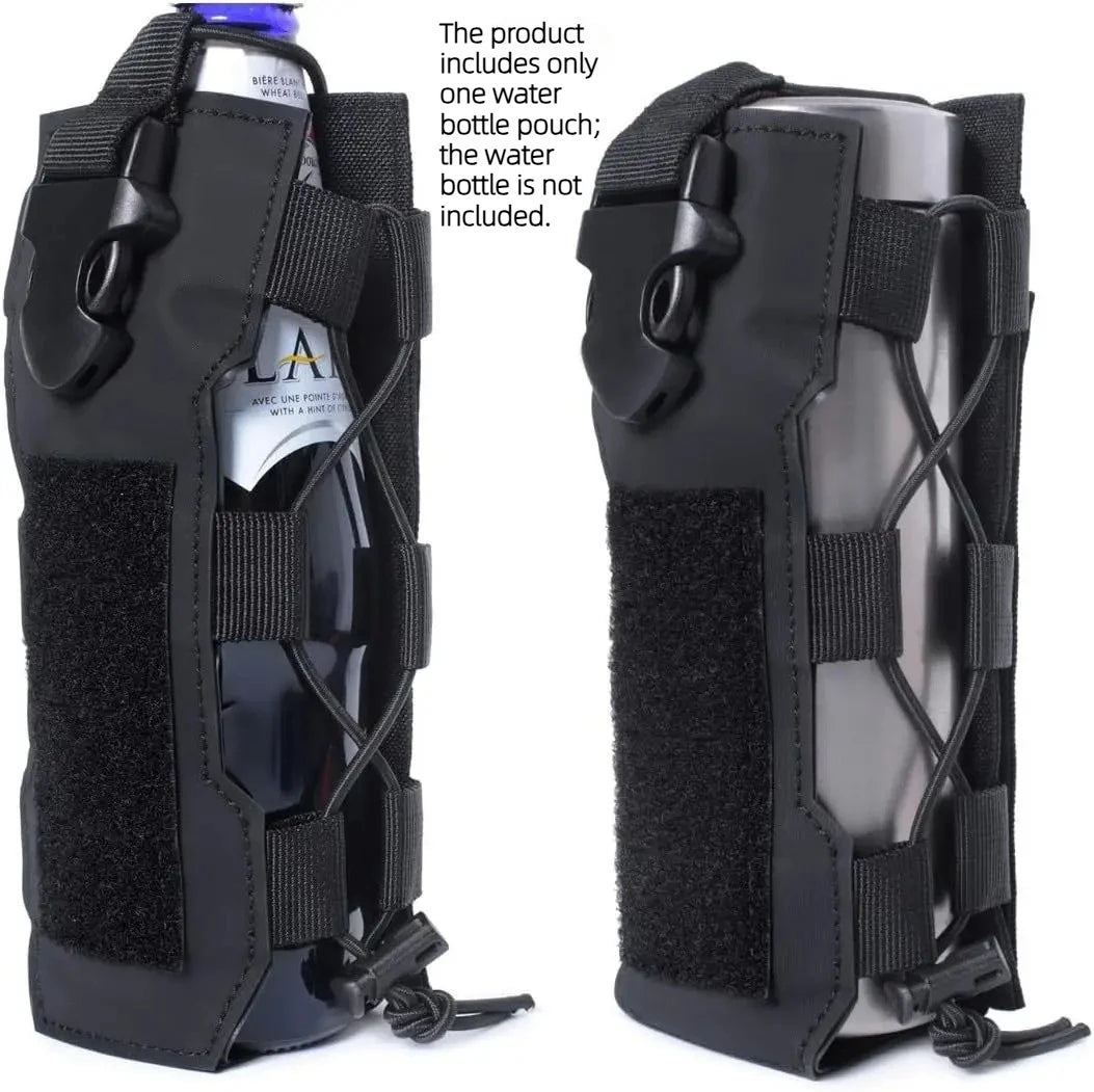Molle Water Bottle Pouch Radio Holster Waist Pack Kettle Holder Bag for Outdoor Sport Fishing Camping Hunting Hiking Travel