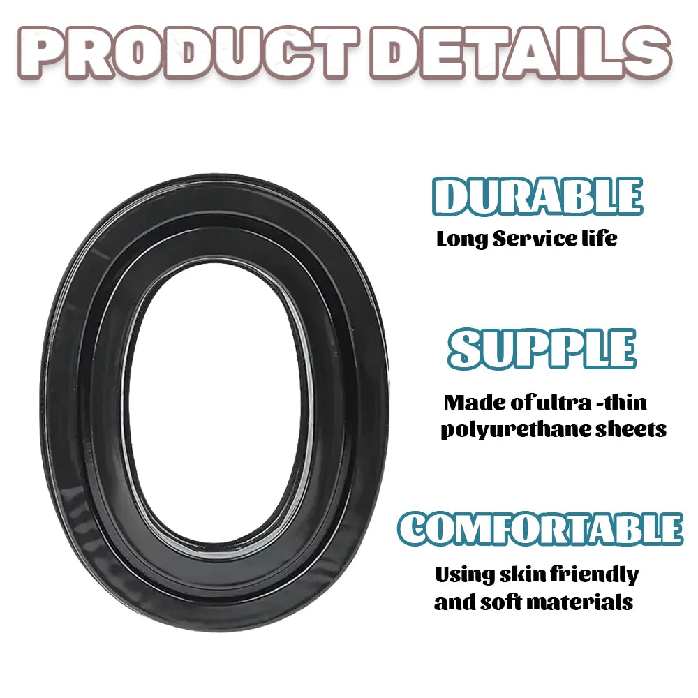 Noise-Isolating Replacement Ear Pads For 3M Peltor Series Sport Shooting Earmuffs Silicone Comfort Cushion Headsets Muff