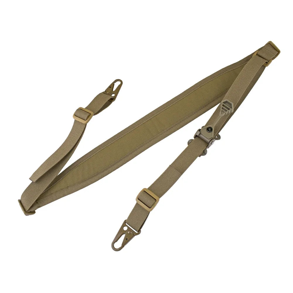 Tactical Rifle Strap Sling Modular Strap Removable 2 Point/1 Point 2.25" Padded Shooting Shoulder Straps Hunting Accessories