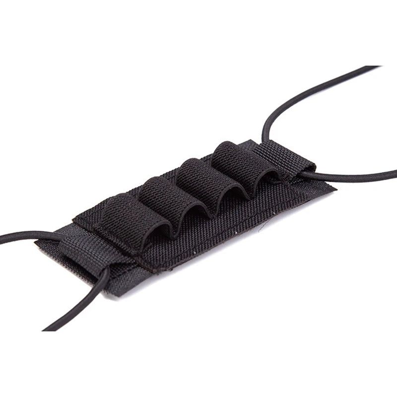 Tactical Helmet Battery Storage Bag, Elastic Lanyard, Wire Fixing Velcr0, CS Game Toys, Outdoor Sports Accessories, QG647