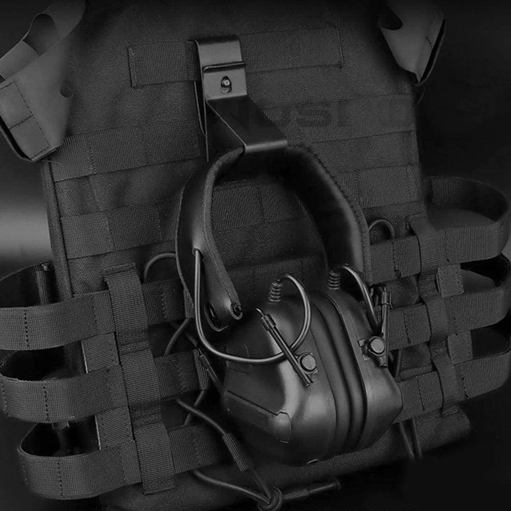 Tactical Headset Hang Buckle Hook Molle Quick Release Clip For Belt Girdle Waist Hunting Shooting Accessories