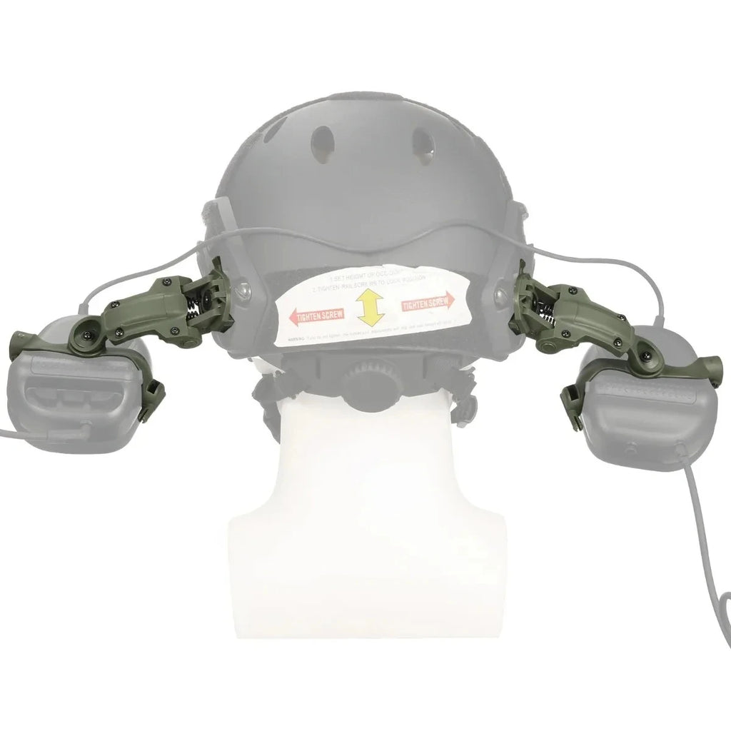 Tactical Headset Bracket Rail Mount Kit ARC Helmet Rail Adapter For OPS Core ARC and Team Wendy M-LOK Rails Headphone Brackets