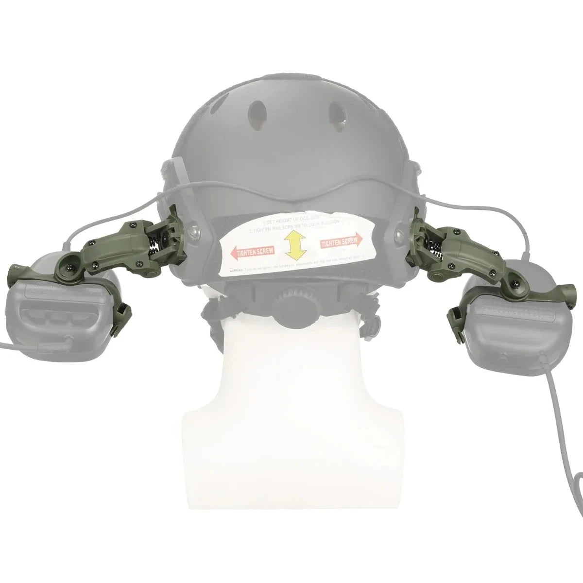 Tactical Headset Bracket Rail Mount Kit ARC Helmet Rail Adapter For OPS Core ARC and Team Wendy M-LOK Rails Headphone Brackets