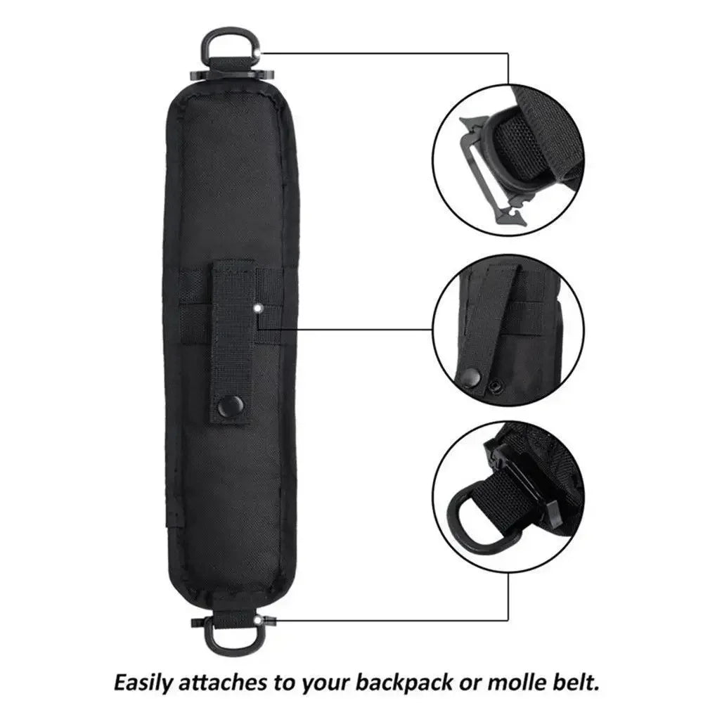 Backpack Shoulder Strap Bag Sundries Pouch Molle Flashlight Pouch EDC Tool Bag Outdoor Hunting Camping Accessories