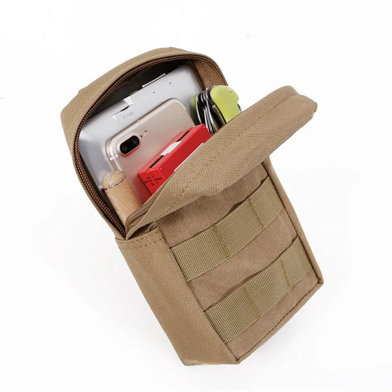 Outdoor Molle EDC Pouch Waterproof Nylon Multi-Purpose Pack Tactical Universal Hunting Camping Bag MOLLE Accessories Pocket