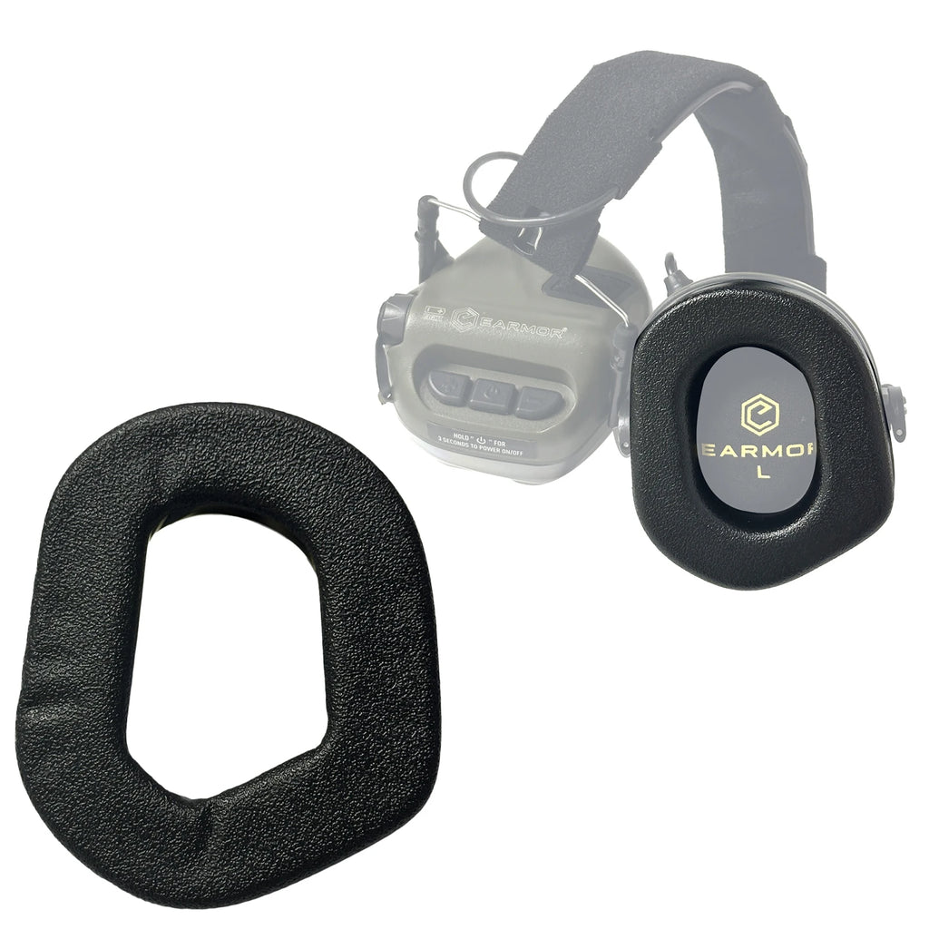 S03 Silicone Gel Ear Cushion Pad Headset Accessories Fit for OPSMEN Earmor M31/M32/M31H/M32H Headphones(No headset)