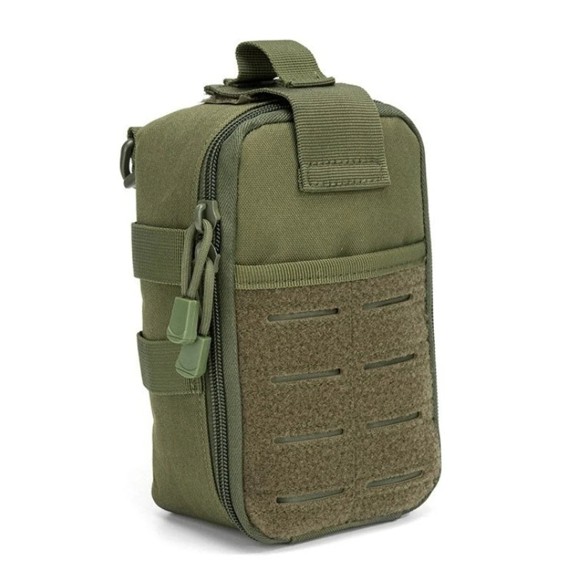 Tactical MOLLE First Aid Pouch 600D Nylon Water Resistant EDC Medical Bag Organizer for Outdoor Hunting Hiking Camping