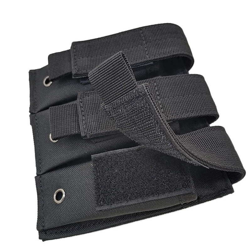 Molle Tactical Triple Pistol Mag Pouch Outdoor Open-Top Single Double 9mm Magazine Pouch Holder Case for GLM1911 92F CZ75