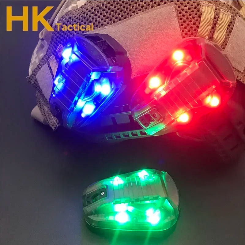 Tactical Helmet Lamp Survival Light Safety Flash Light Strobe Ladybird Light With Waterproof Hunting Outdoor Cycling Camping
