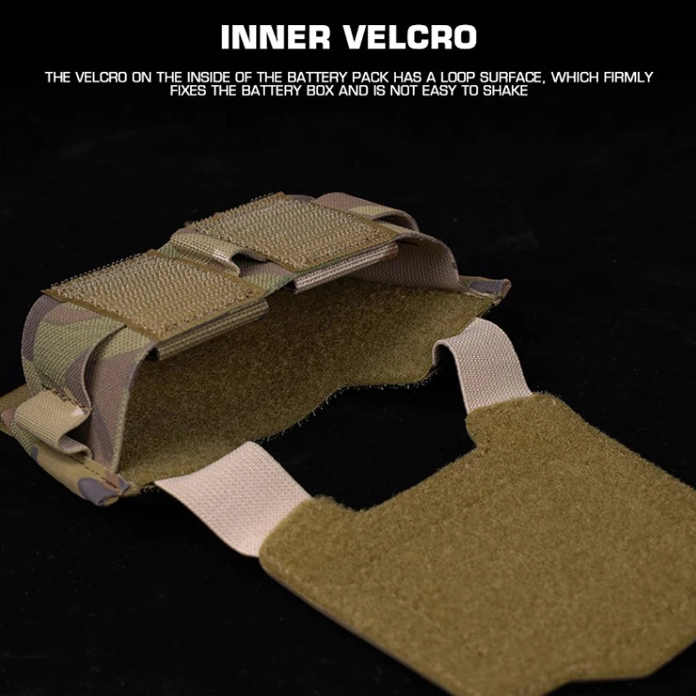 Tactical Helmet Battery Pouch K Series Hunting Airsoft Fast Helmet PVS31 Battery Box Storage Counterweight Helmet Accessory Bag