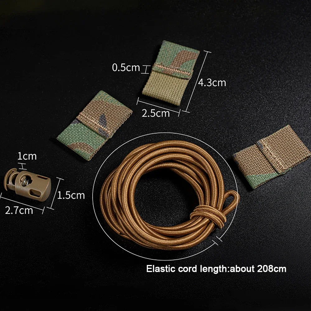National Flag Fixed Strap Outdoor Hunting Vest Strip Storage Multi functional Fixed Strap Accessories Expansion Accessories