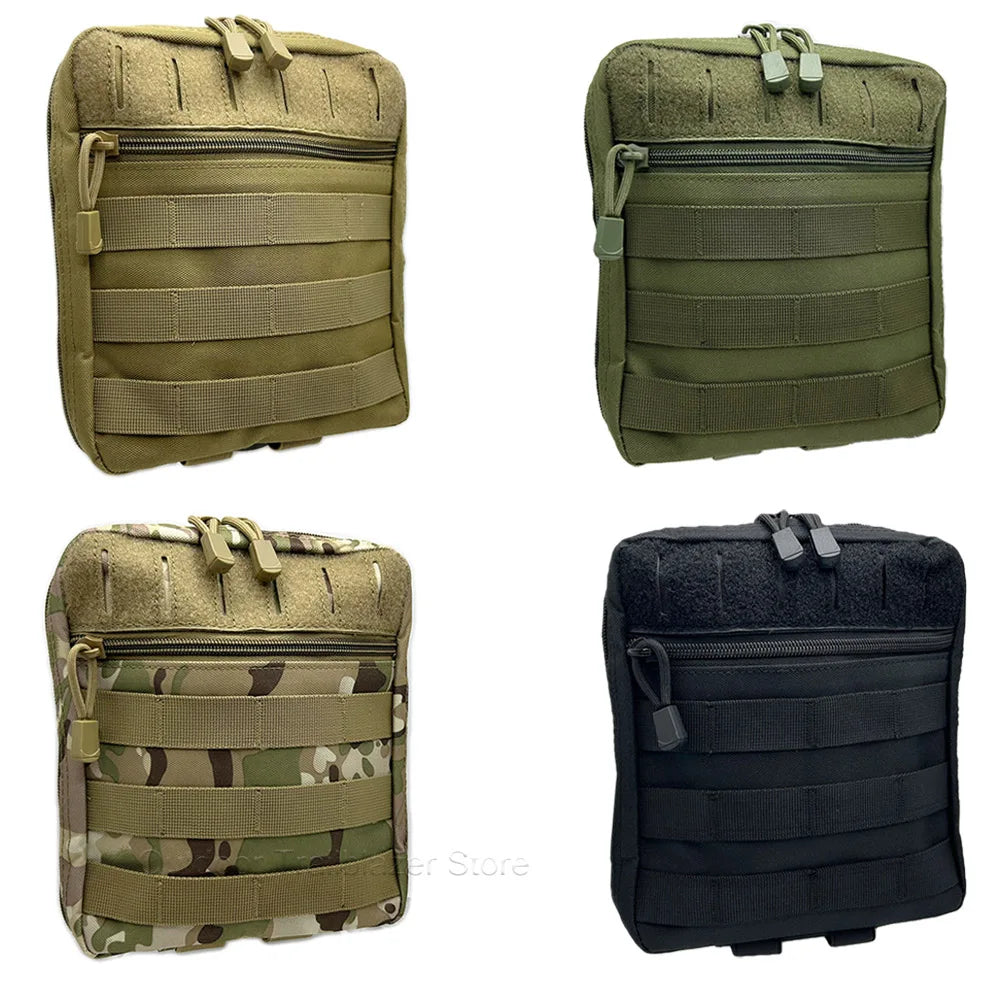 Tactical Admin Multi-Purpose Pouch Molle Admin Pouch Laser-Cut Utility Pouch Modular EMT EDC Tool Bag Hunting Accessories