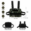 Tactical Chest Bag MOLLE Hunting Bag Fishing Pack Waist Bag Hunting Hiking Camping Outdoor Sports