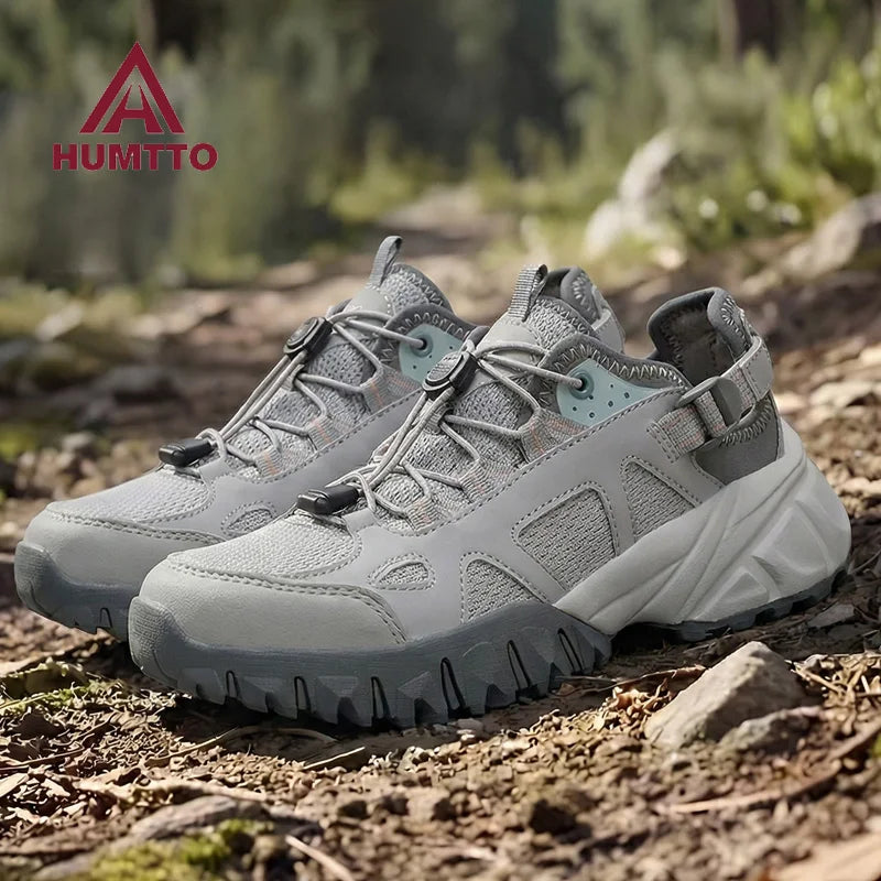 HUMTTO 2026 Hiking Boots women mesh trekking shoes Outdoor Sport casual Climbing Mountain Hunting Walking ankle shoes Sneakers