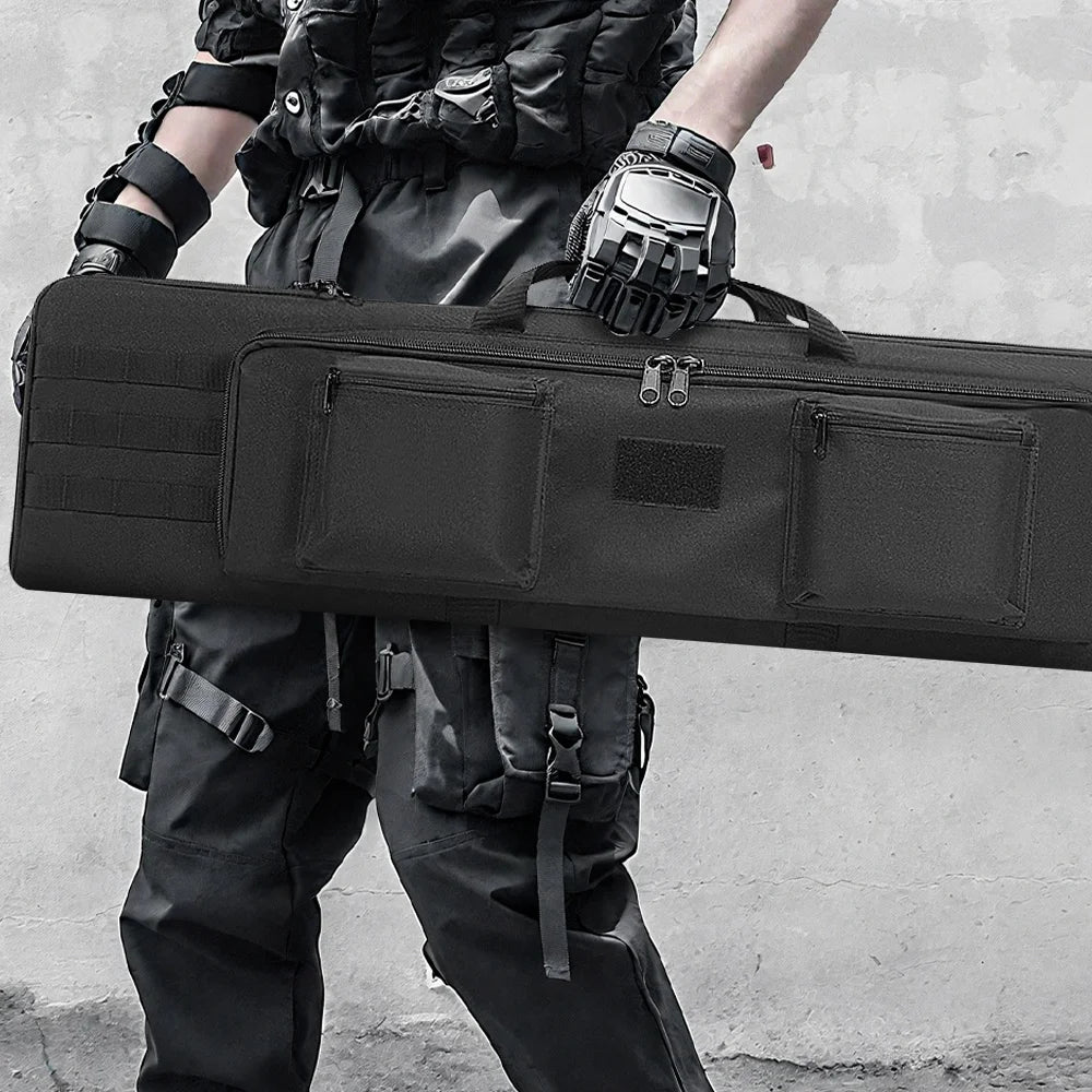 100 120cm Gun Bag Rifle Case Backpack Long Gun Carry Handbag Sniper Airsoft Rifle Gun Backpack Shoulder Bag for Hunting Accessor