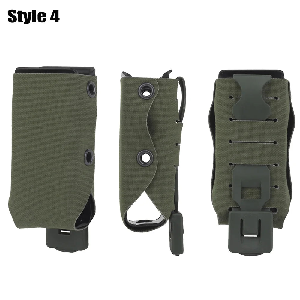 OPHIDIANTAC 5.56/7.62/9mm/AR15/M4 Mag Bag Molle System Lightweight Storage Bag Waistcoat Accessory Pack for hunting gear