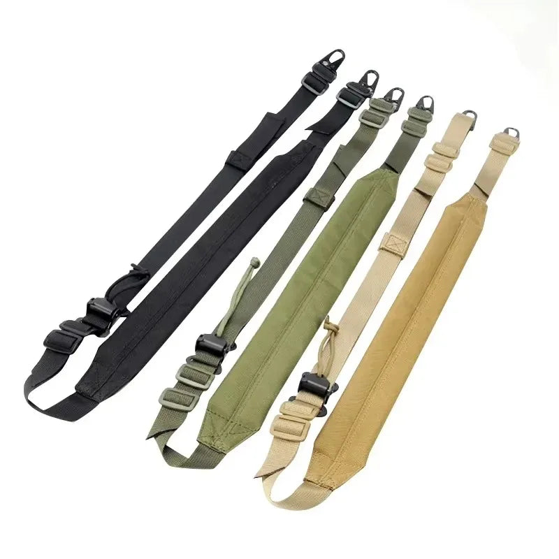 Quick Adjustable 2 Points Padded Tactical Hunting MK2 Rifle Sling Strap Shooting Gun Shoulder Sling