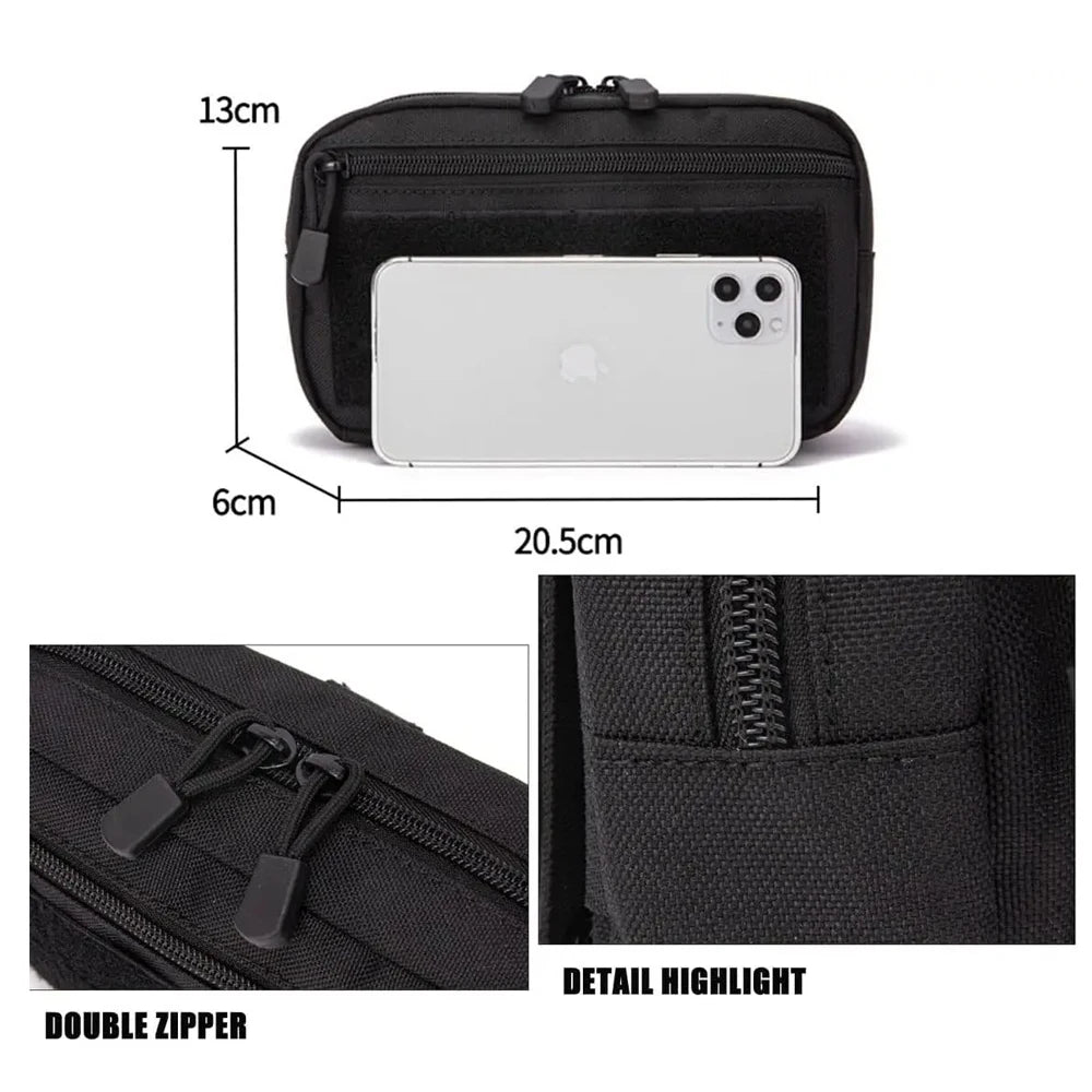 Tactical Molle EDC Pouch Outdoor Waist Pack First Aid Kit Pouch Emergency EMT Utility Tool Pouch Hunting Bag For Hunting Hiking