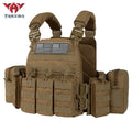 YAKEDA shoulder and waist quick release hunting adventure vest expandable system wear-resistant and tear resistant material