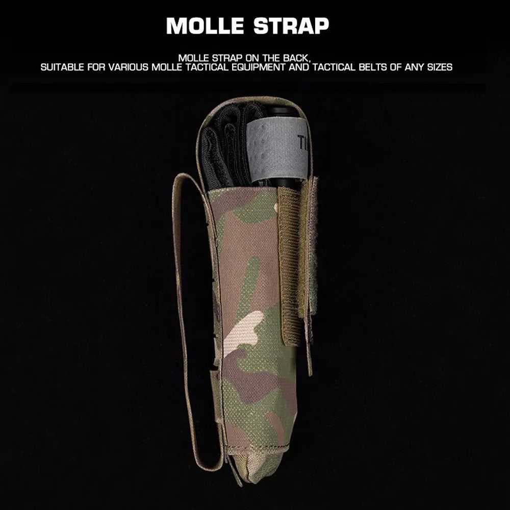 Tactical Medical Pouch CAT Tourniquet Pouch Outdoor Hunting Vest Belt Molle Flashlight Storage Holster knight Patrol Tool Bag