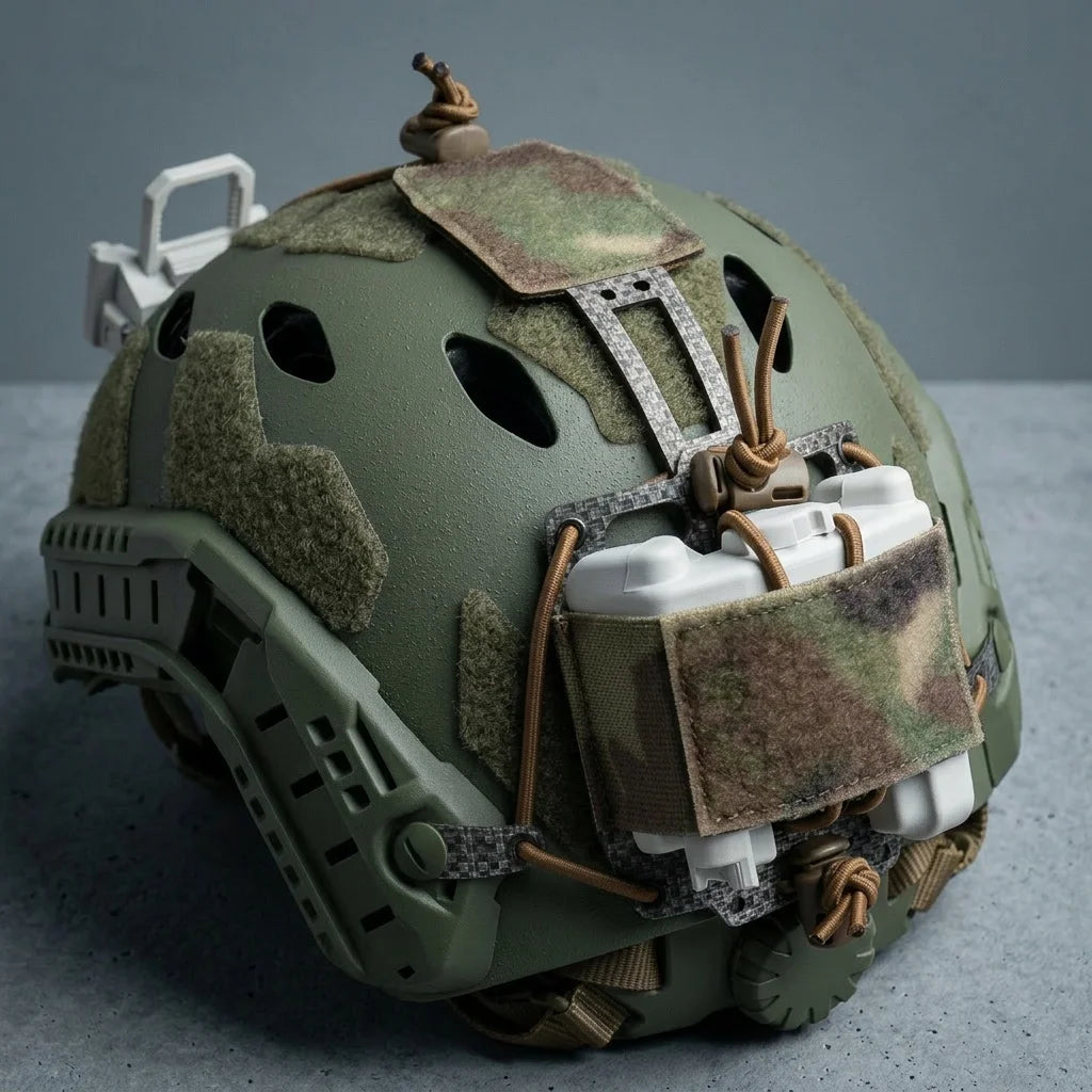 Tactical Helmet PVS31 Battery Case NVG Battery Pack FAST Helmet Accessory for Airsoft Paintball